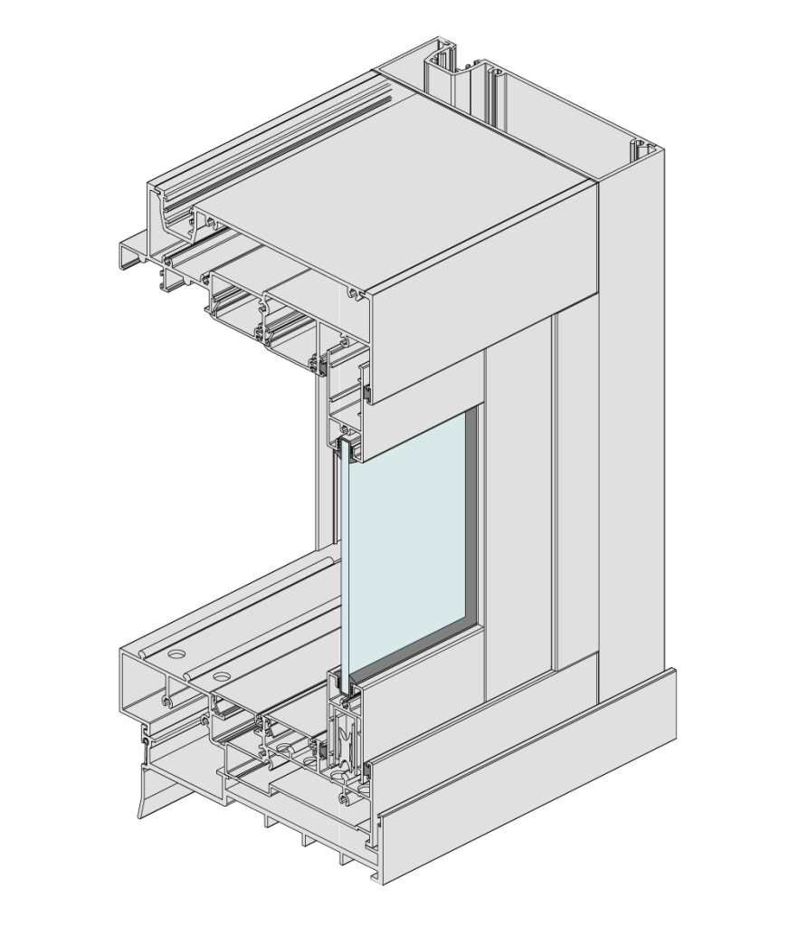 Commercial Stacking Sliding Door